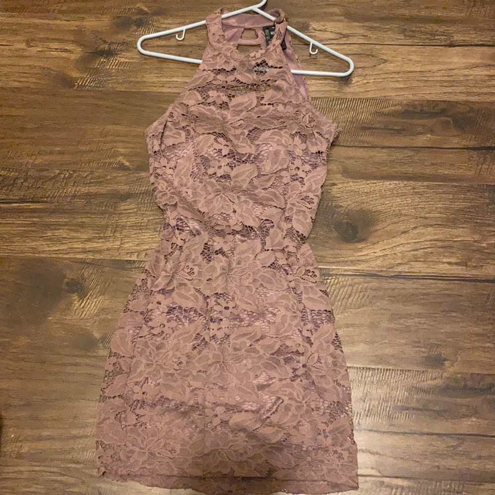 Purple Lace Dress